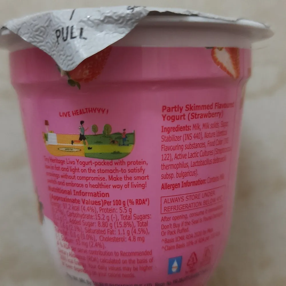 Strawberry yogurt