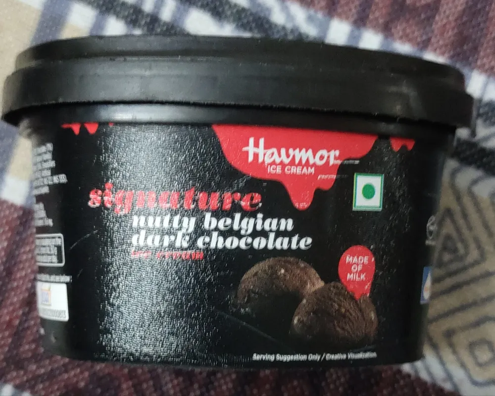 Signature Nutty Belgian Dark Chocolate Ice Cream