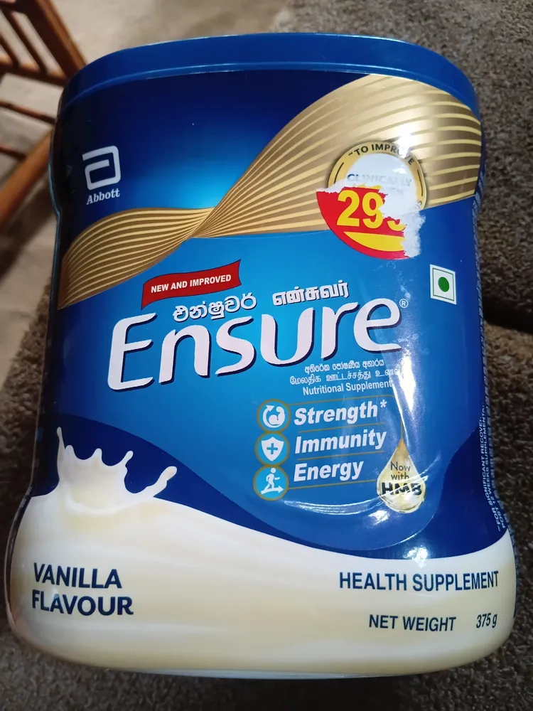 Ensure Vanilla Flavour