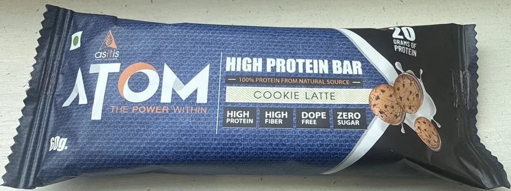 High Protein Bar Cookie Latte