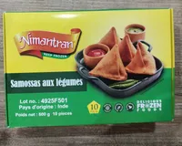 Samossas aux légumes