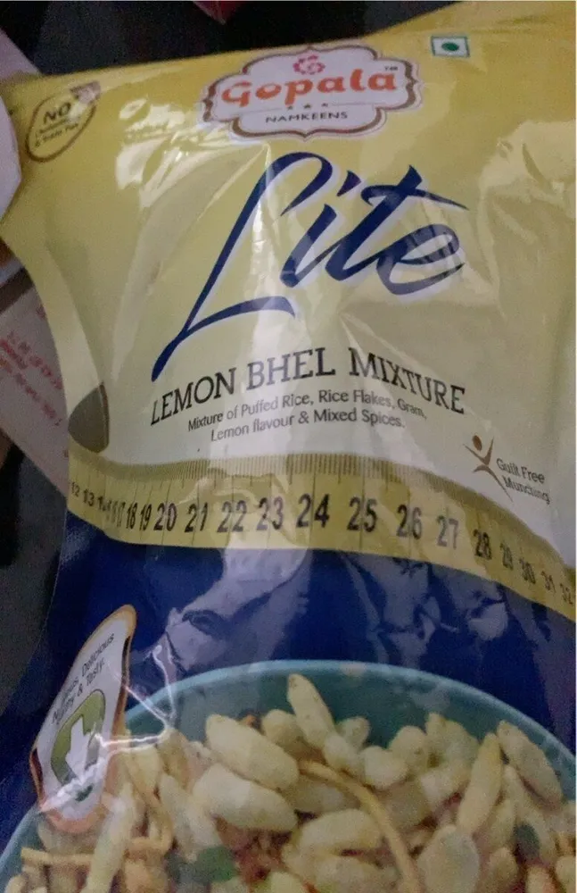 Lite lemon bhel mixture