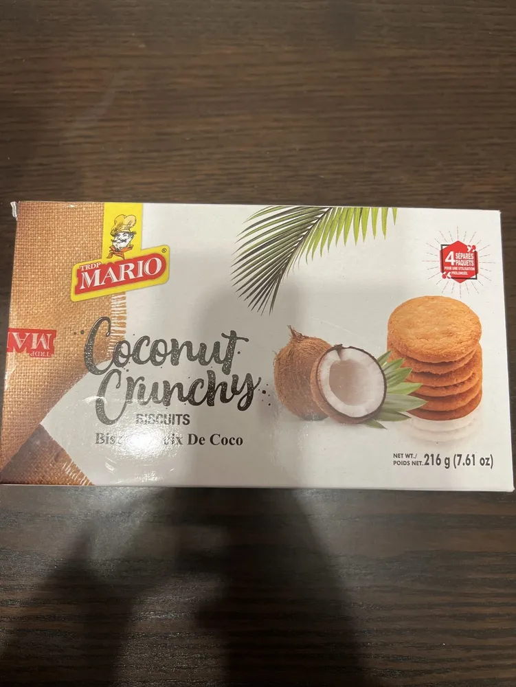 Coconut Crunchy Biscuits