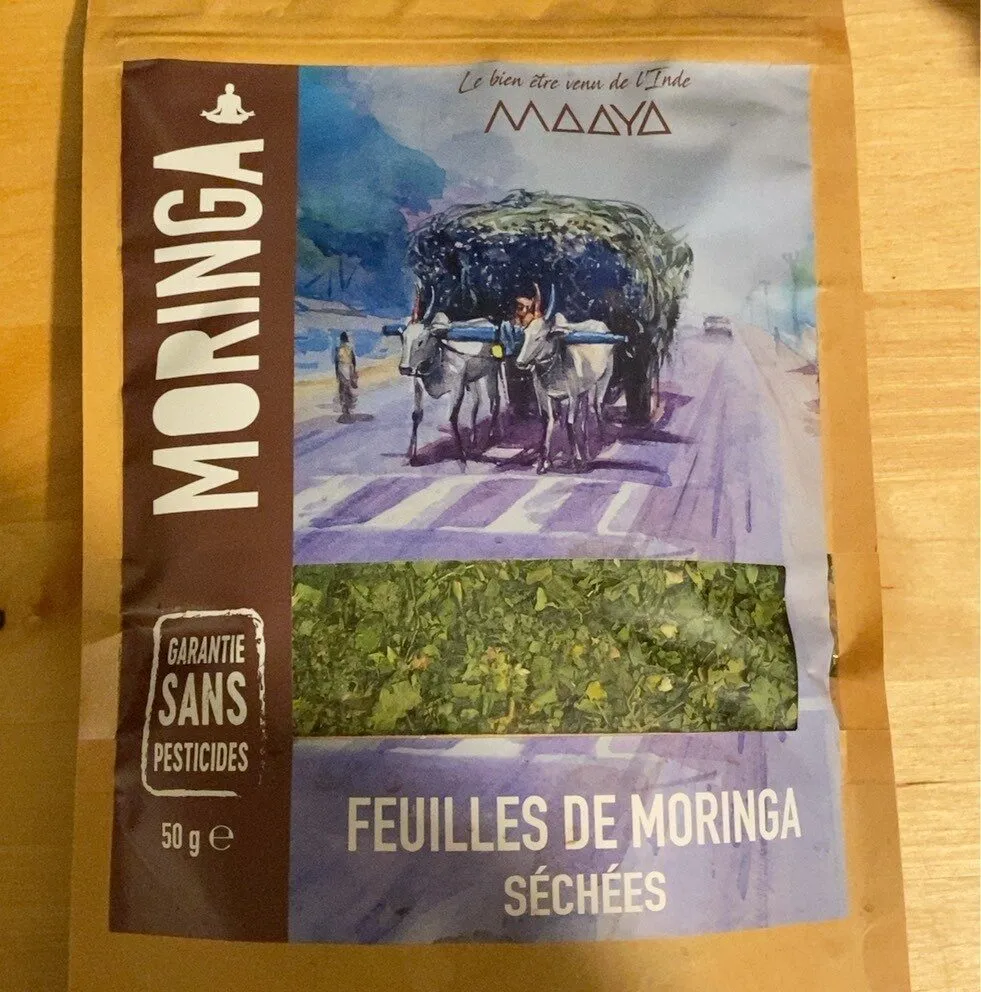 Feuilles de moringa sechées