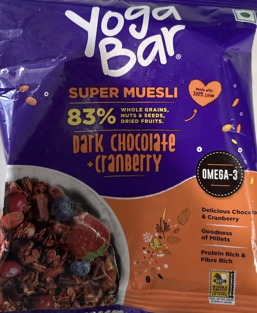 Dark Chocolate And Cranberry Muesli