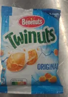 Cacahuètes enrobées de biscuit aromatisé gout salé