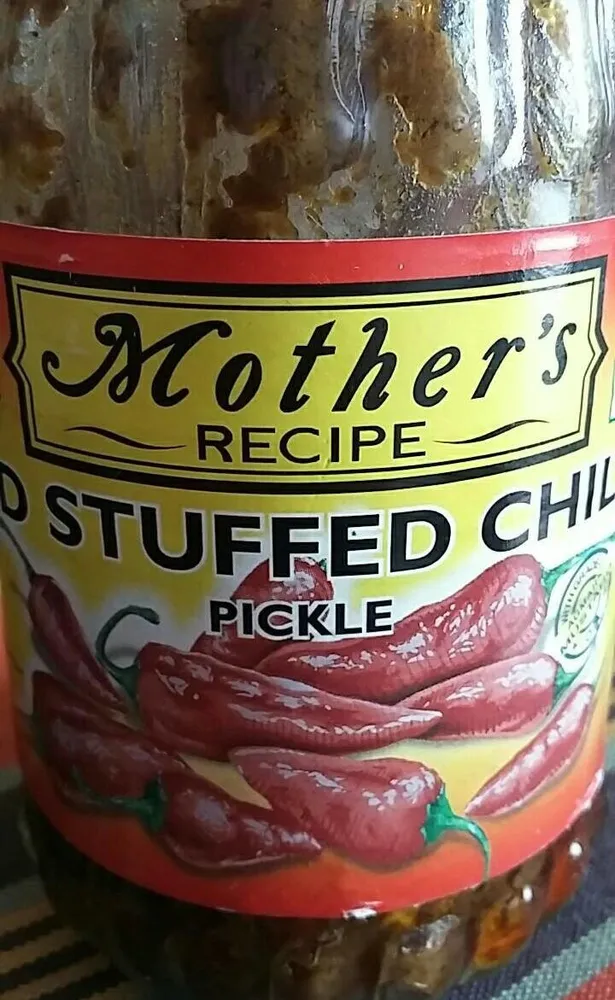 Red stuffed chilli