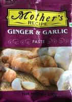 Mothers Rec Pastes Ginger Garlic