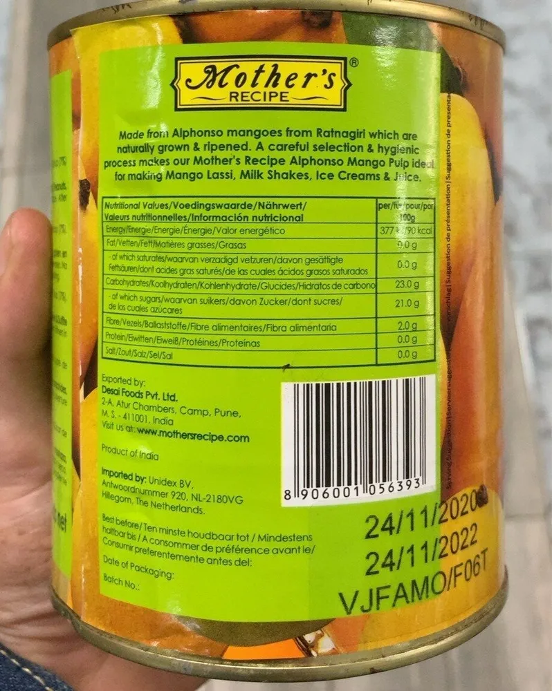 Pulpa mango