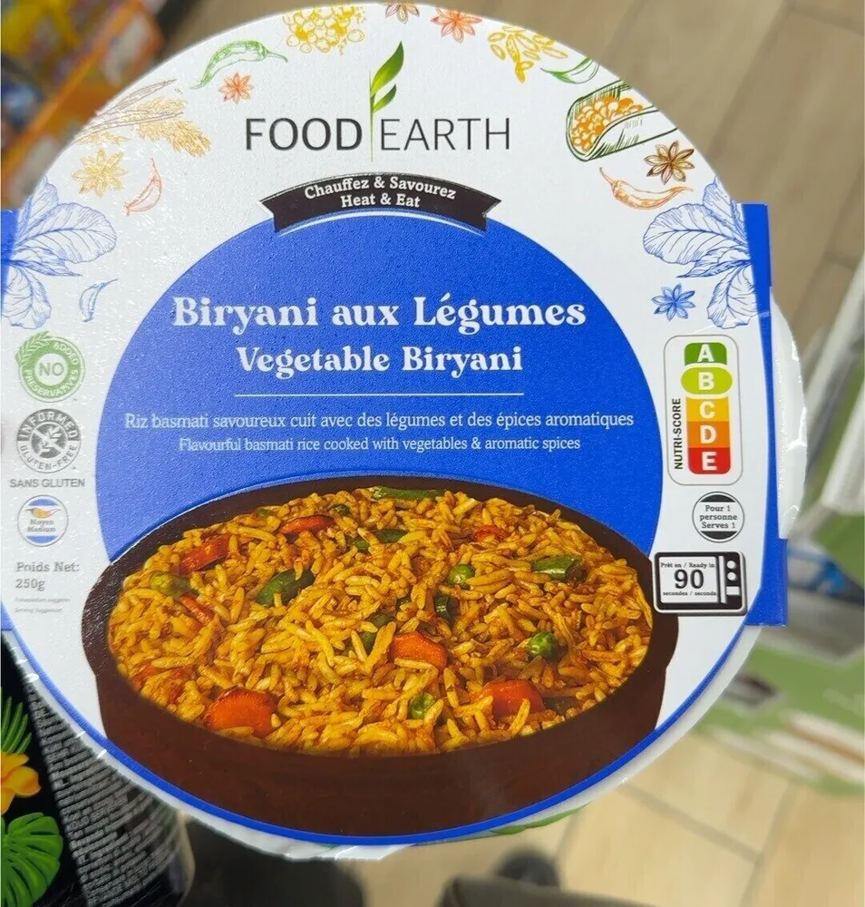 Biryani aux légumes