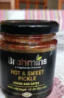 Hot and sweet pickles