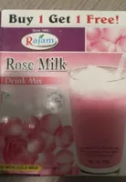 Rose milk drink mix