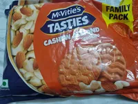 McVities Tasties Cashew & Almond Cookies