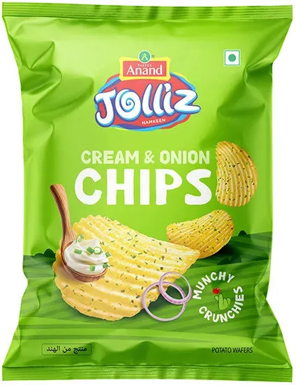 Jolliz Namkeen Cream Onion Chips