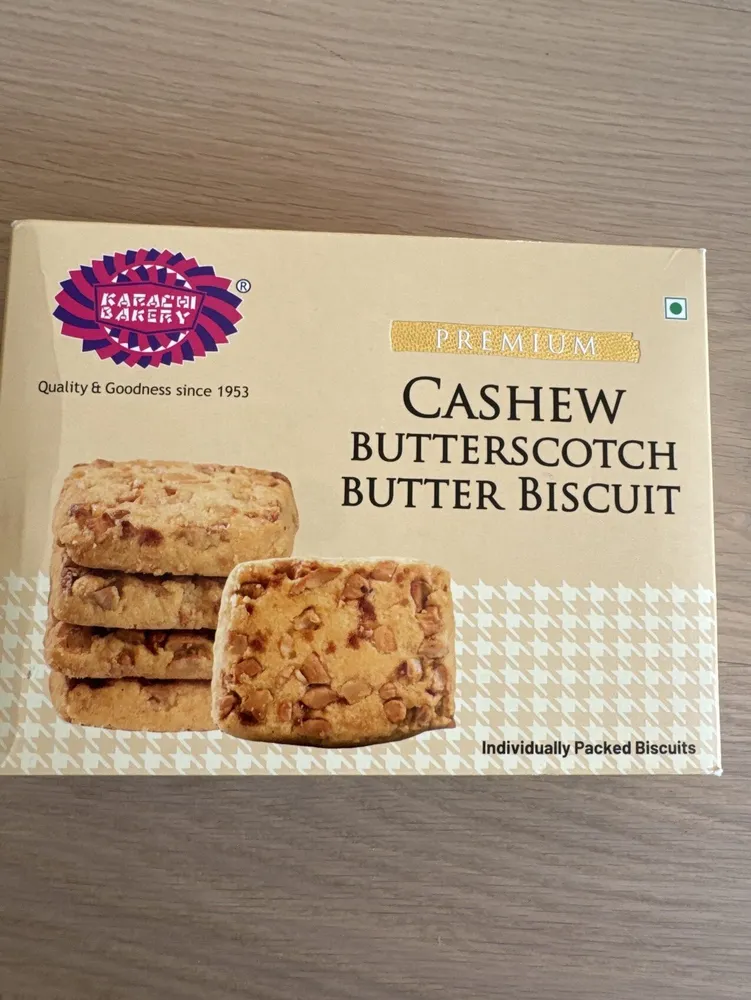 Premium Cashew Butterscotch Butter Biscuit