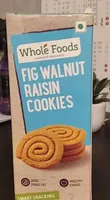 Fig walnut raisin cookies