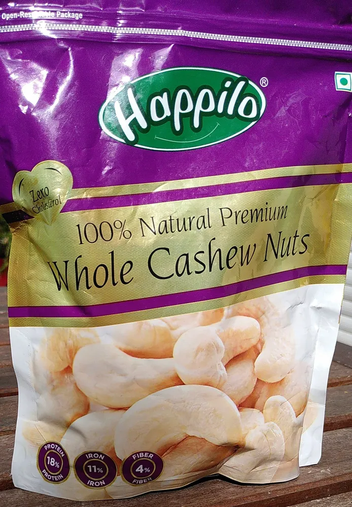 100% natural premium whole cashew nuts