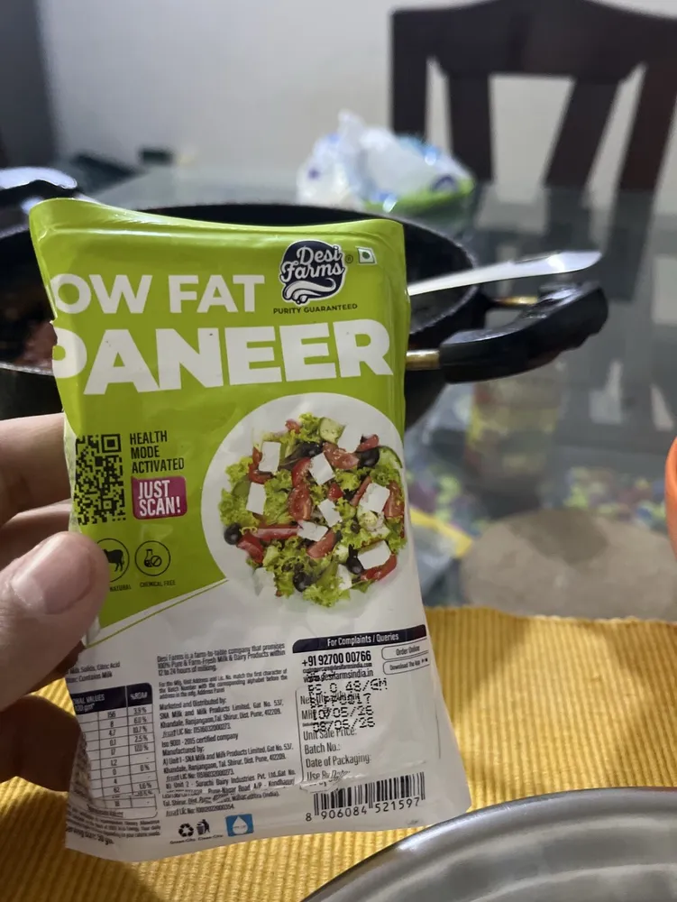 Low Fat Paneer