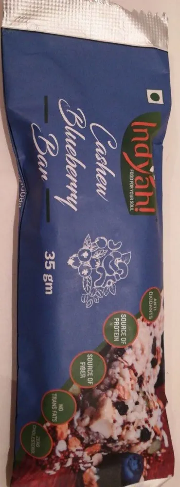 Cashew blueberry bar