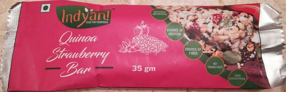 Quinoa strawberry Bar