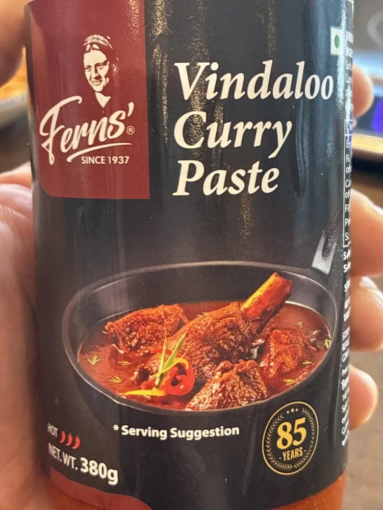 Vindaloo Curry Paste