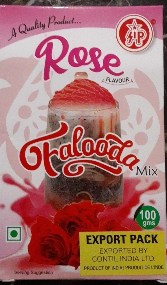Rose flavour falooda