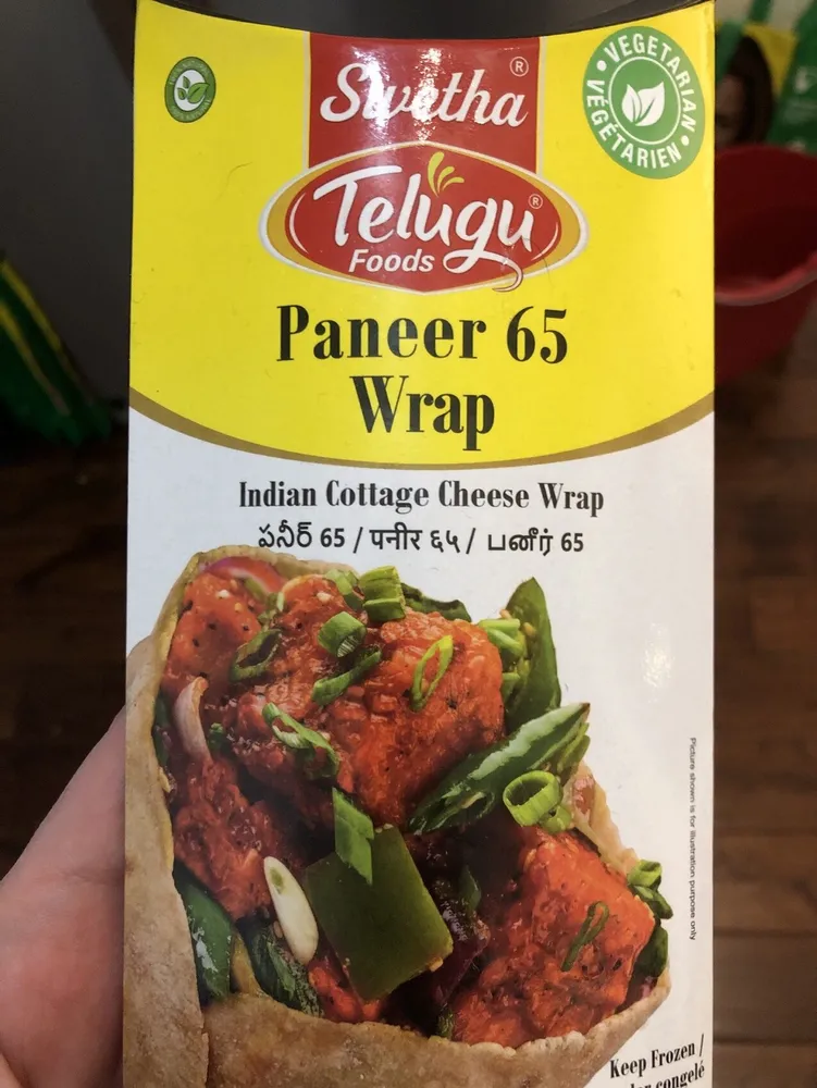 Paneer 65 Wrap