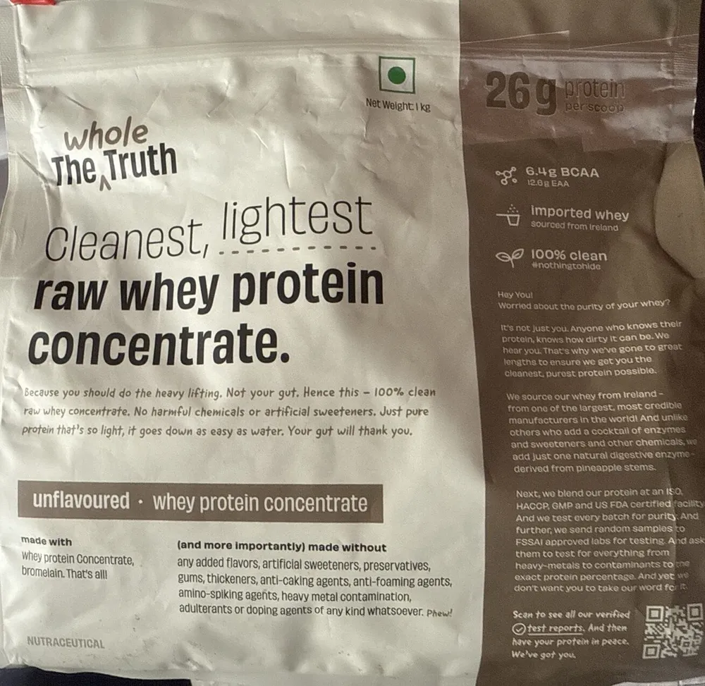 Whey Protein Concentrate Unflavoured