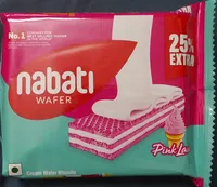 Nabati Pink Lava Cream Wafer Biscuits