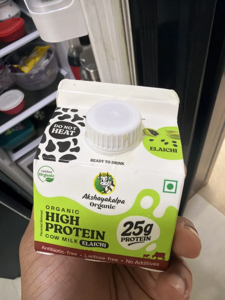 Organic High Protein Cow Milk Elaichi