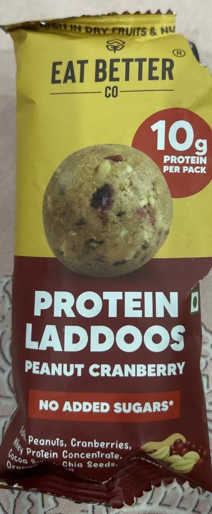 Protein Laddoos Peanut Cranberry