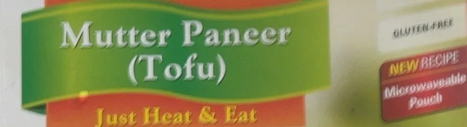 Mutter paneer tofu
