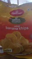 Yellow banana chips