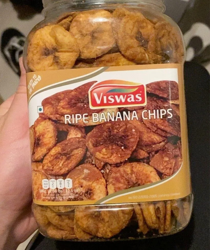 Ripe bananas chips