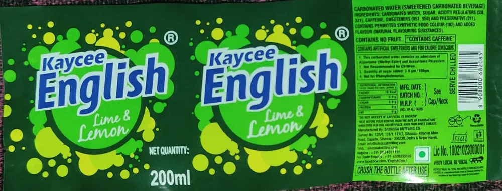 Kaycee English Lime & Lemon