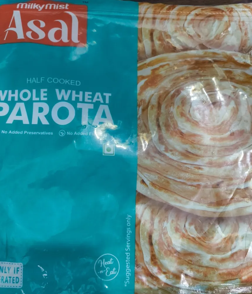 Half Cooked Whole Wheat Parota