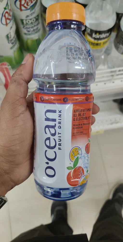 Ocean Fruit drink Peach passion fruit flavour 500ml