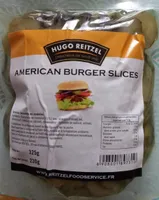 American burger slices