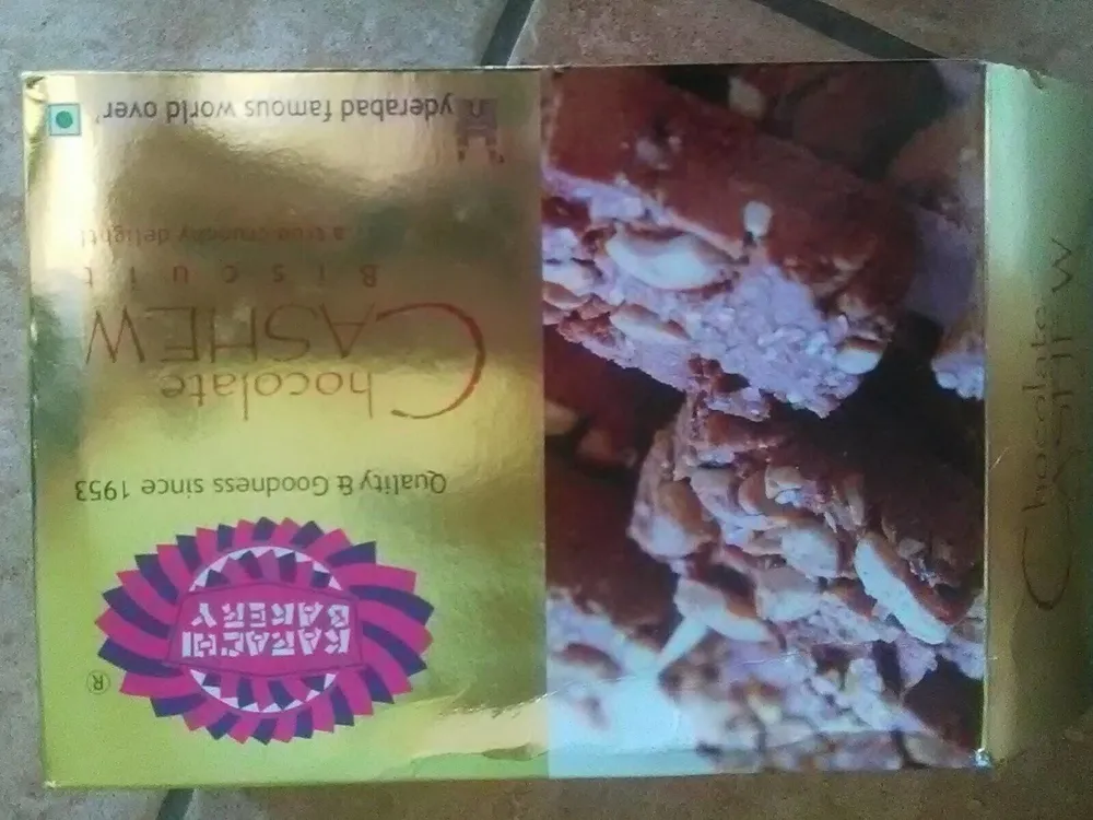 Chocolate cashew biscuit