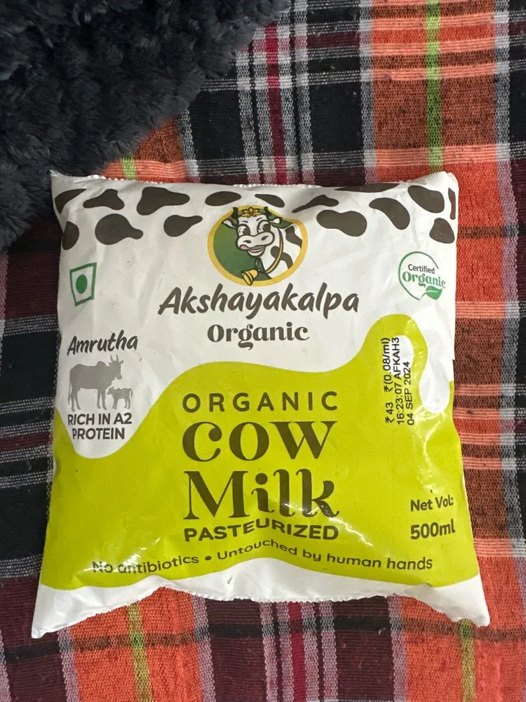 Organic Cow Milk