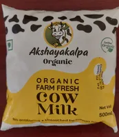 Organic Cow Milk Pasteurized