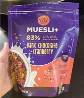 Muesli dark chocolate cranberry