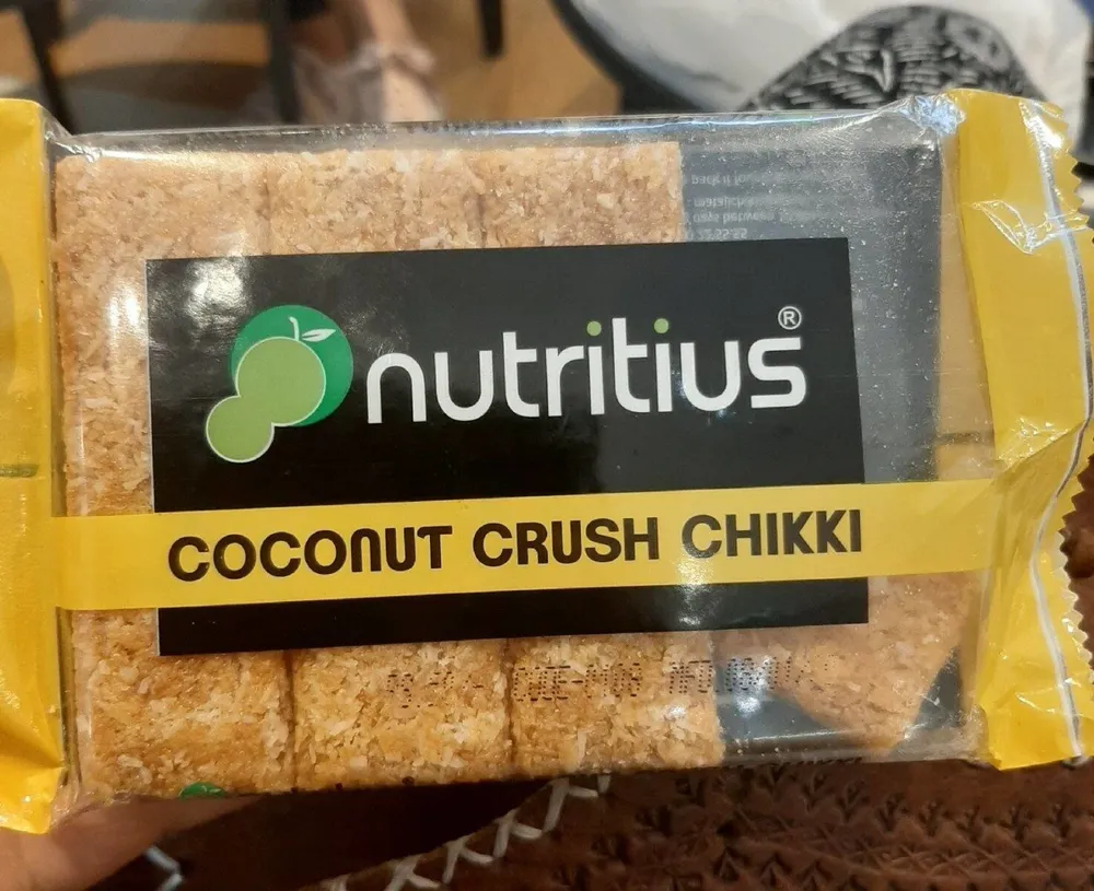 Nutritius coconut crash chikki