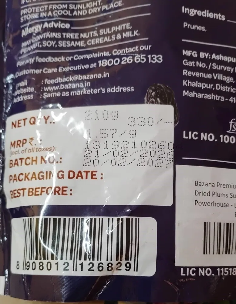 Prunes