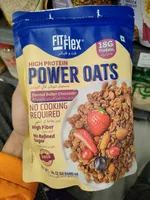 Power oats choco peanut butter 400gm Fit & Flex