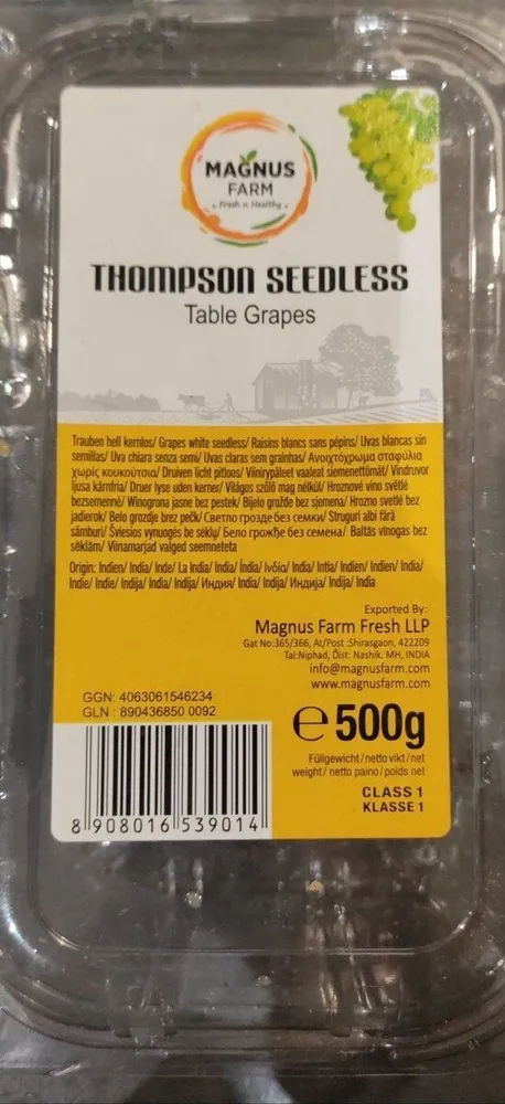 Raisin sans pépin
