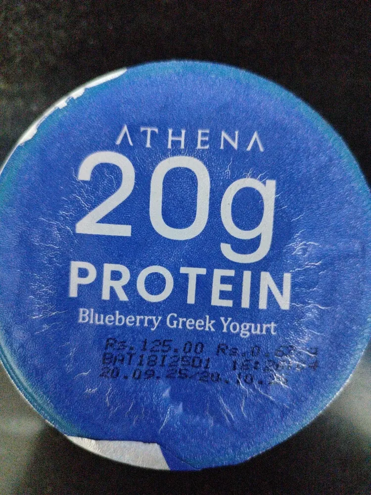 20g Protein Blueberry Greek Yogurt