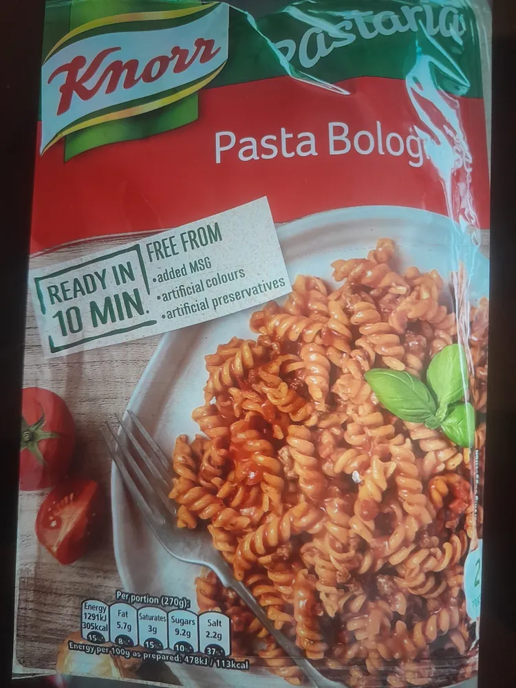 pasta bolognese