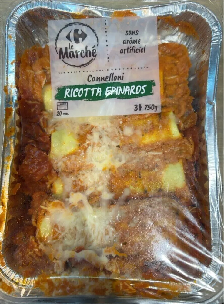 Cannelloni ricotta epinards