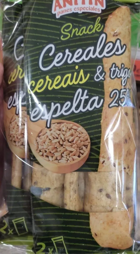 Snack cereales  trigo espelta